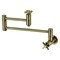 Kingston Brass KS8103ZX Millennium Wall Mount Pot Filler Kitchen Faucet, Antique Brass KS8103ZX - alternate 1